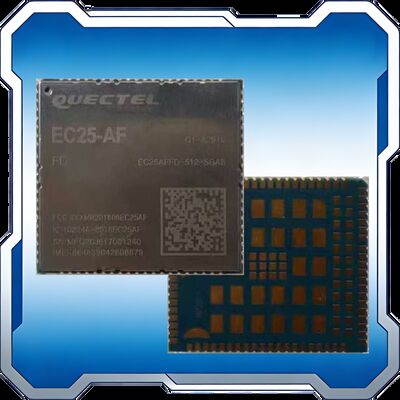 O Quectel EC25-AF é um módulo LTE Cat 4 otimizado para aplicações M2M e IoT, oferecendo taxas de dados máximas de 150 Mbps de downlink e 50 Mbps de uplink. Projetado para o mercado norte-americano, este módulo